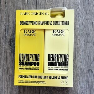 New and unopened Babe Original Densifying Shampoo & Conditioner Set